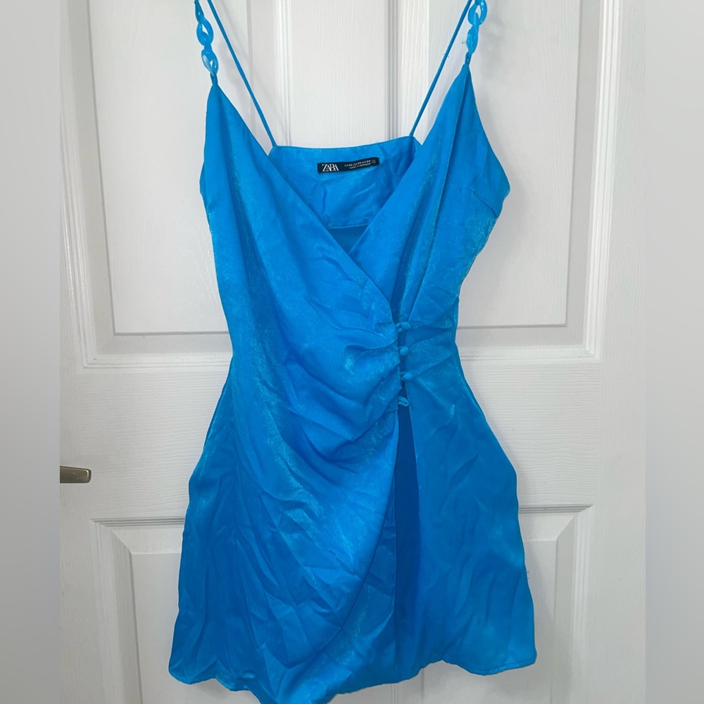 Zara Blue Mini Dress